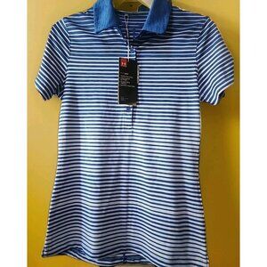 Under Armour Heatgear Women Size XS Fitted Golf Polo NWT CR50 UPF New Excellent